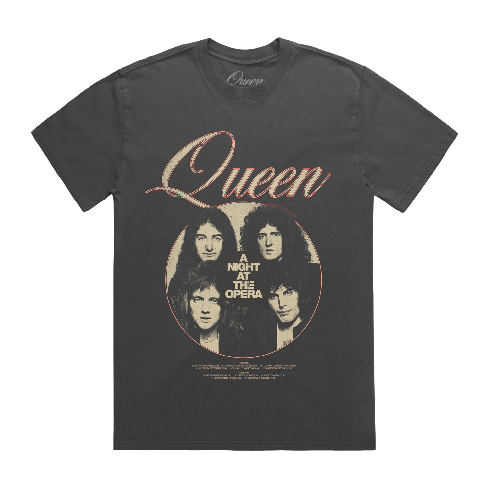 A Night At The Opera | Photo Faded Black T-Shirt
