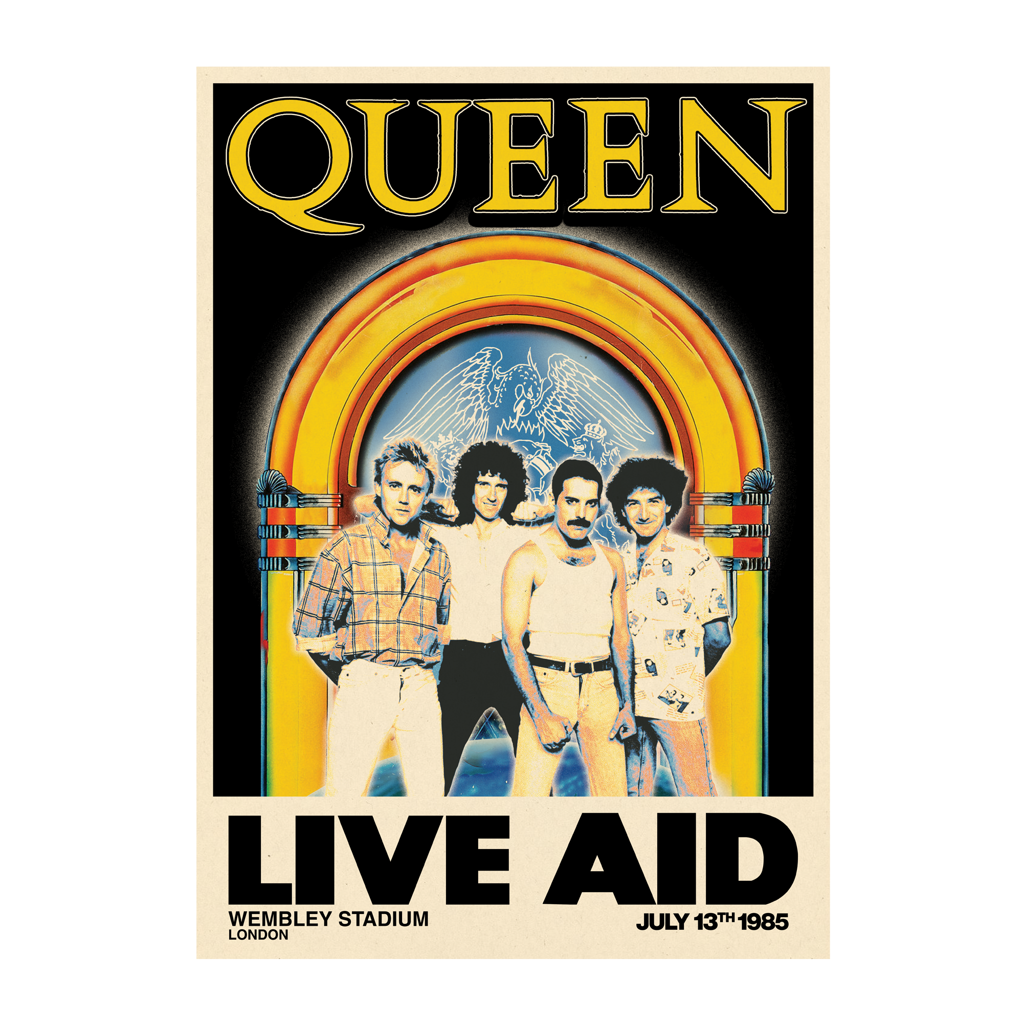 Queen at Live Aid | A2 Poster