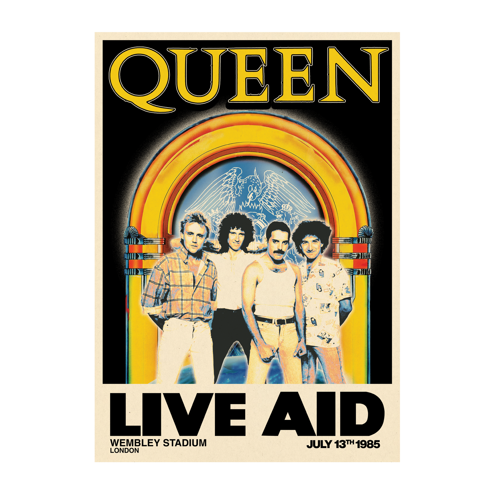 Queen at Live Aid | A2 Poster