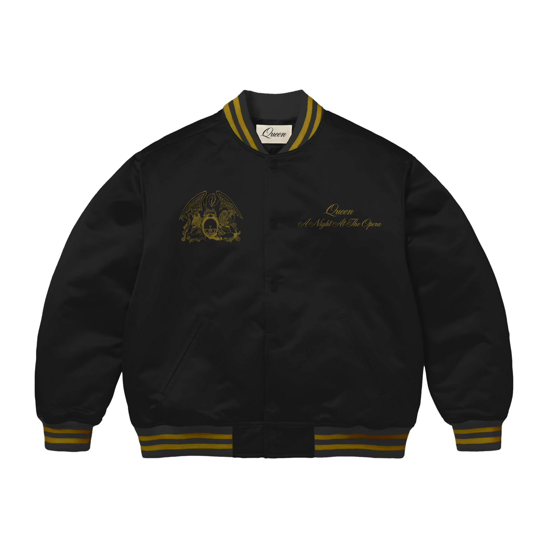 ミュージシャン QUEEN BOMBER JACKET A Night At The Opera | Black Bomber Jacket