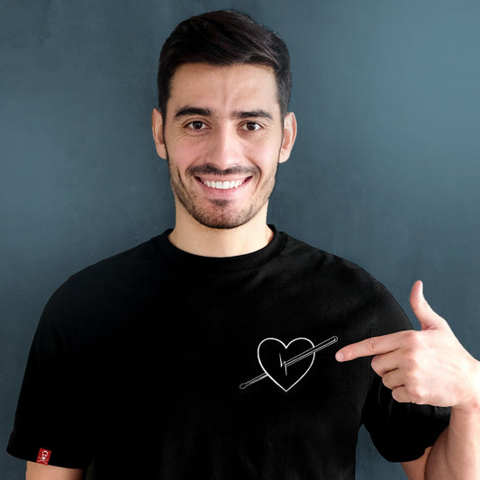 Embroidered Showing The Love | Unisex T-Shirt