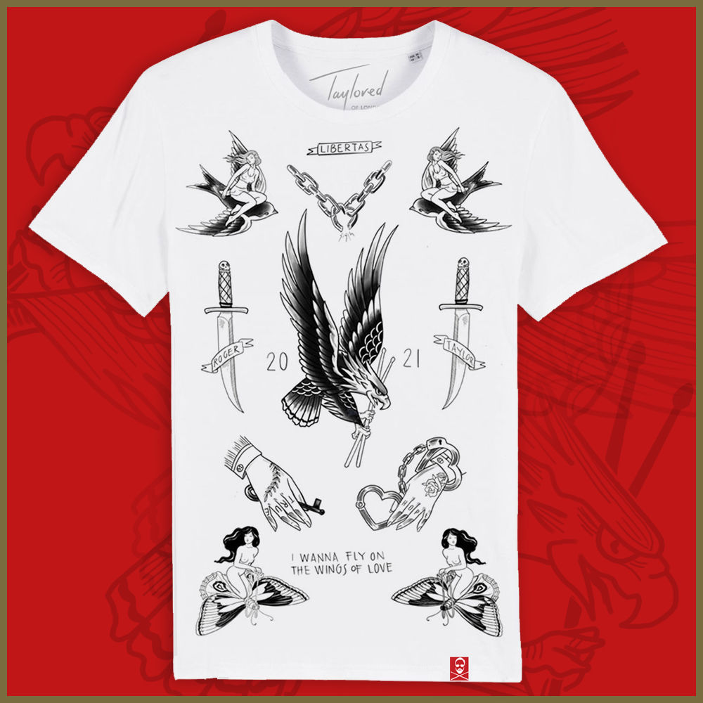 Freedom Tattoos | White T-Shirt
